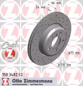 Тормозной диск 150348252 ZIMMERMANN – фото