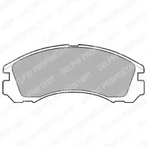 Комплект тормозных колодок, дисковый тормоз LP871 DELPHI – фото