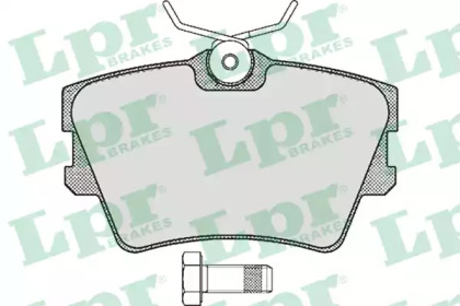 Комплект тормозных колодок, дисковый тормоз 05P616 LPR – фото