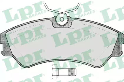 Комплект тормозных колодок, дисковый тормоз 05P439 LPR – фото