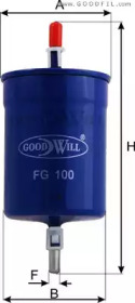 Топливный фильтр FG100 GOODWILL – фото