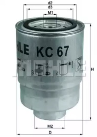 Топливный фильтр KC67 MAHLE – фото