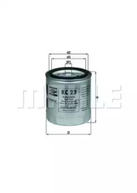 Топливный фильтр KC22 MAHLE – фото