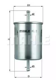 Топливный фильтр KL2 MAHLE – фото