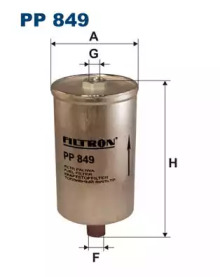 PP849 FILTRON Топливный фильтр – фото