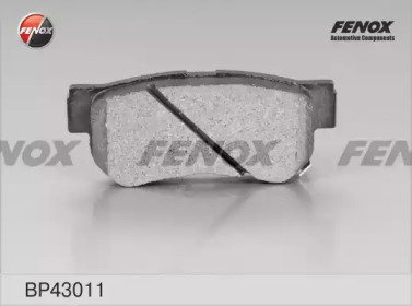 Комплект тормозных колодок, дисковый тормоз BP43011 FENOX – фото